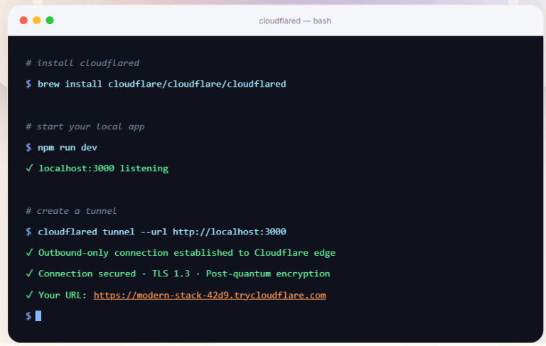 Cloudflare Quick Tunnel - co to jest, jak działa i do czego można go wykorzystać? 1 2026 09 04 06h46 29